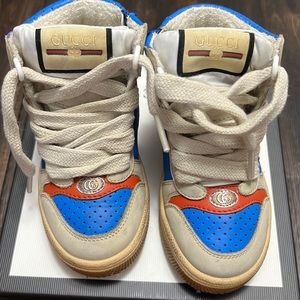 Gucci toddler high tops size 23